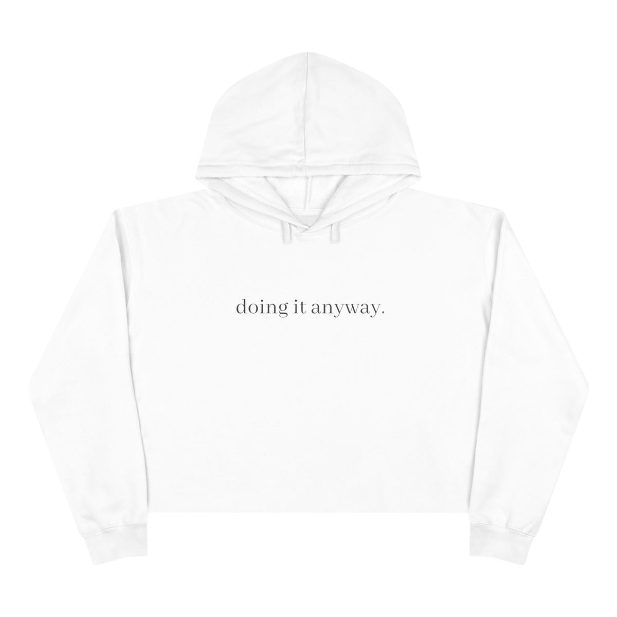 Cropped Hoodie — Frank & Estelle Doing it anyway.