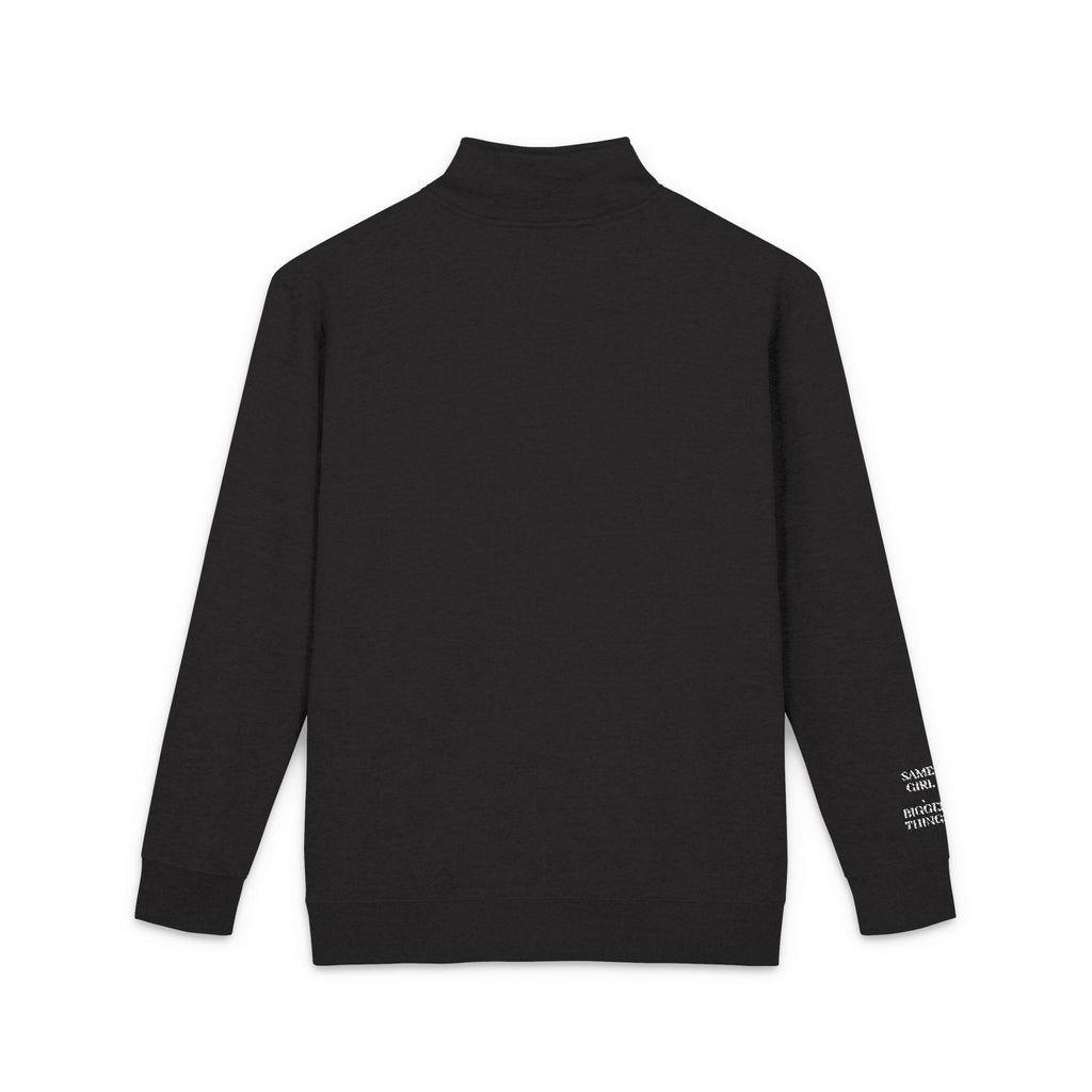 Embroidered Floral Heart Fleece Pullover