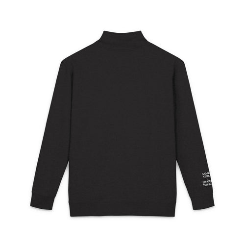 Embroidered Floral Heart Fleece Pullover
